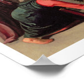 Christus en vrouw in overspel poster (Hoek)