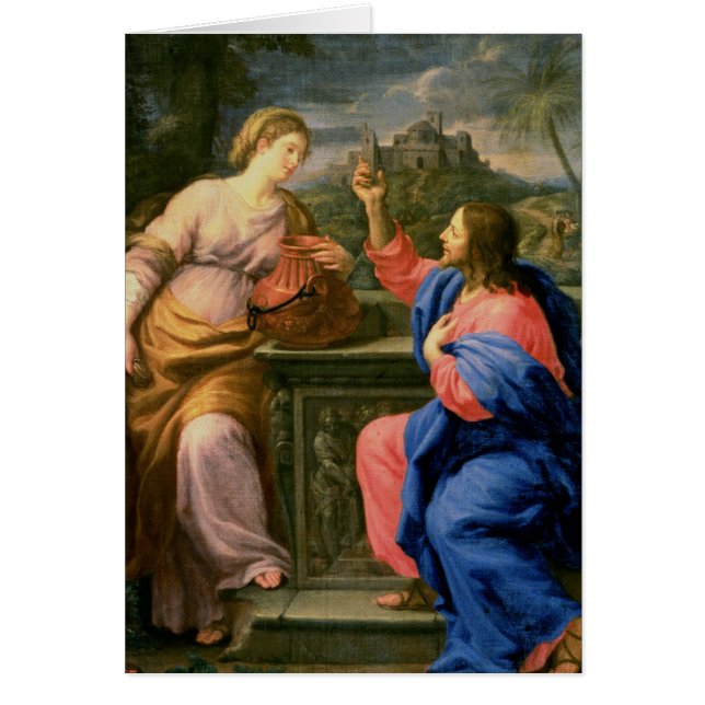 Christus en vrouw uit Samaria (Voorkant)