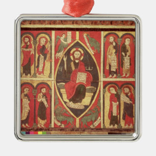 Christus en zijn apostelen metalen ornament