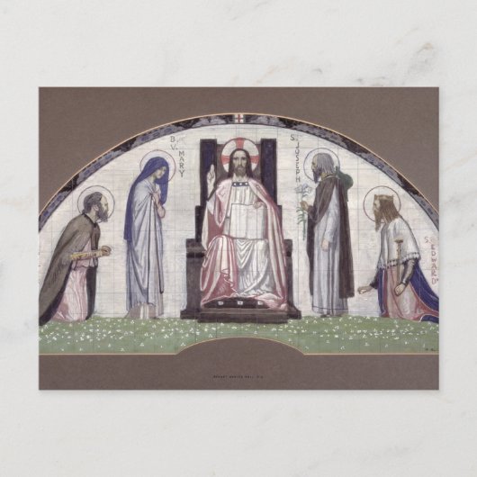 Christus Enthroned Briefkaart (Voorkant)