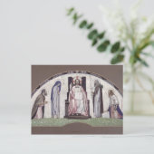 Christus Enthroned Briefkaart (Staand voorkant)