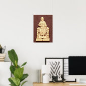 Christus enthroned, Byzantijn, 10-11e eeuw Poster (Thuiskantoor)