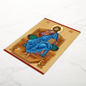 Christus Enthroned Folie Uitnodiging (Gedraaid)