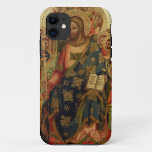 Christus Enthroned met heiligen en Angels die de Case-Mate iPhone Case