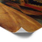 Christus Enthroned met heiligen en Angels die de Poster (Hoek)