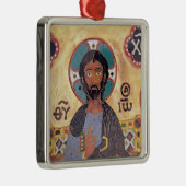 Christus Enthroned Metalen Ornament (Rechts)