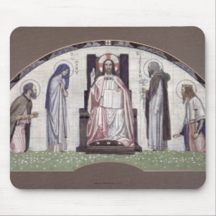 Christus Enthroned Muismat