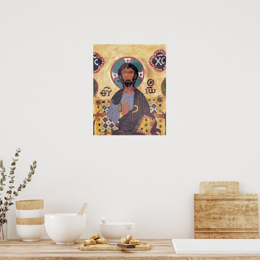 Christus Enthroned Poster (Keuken)