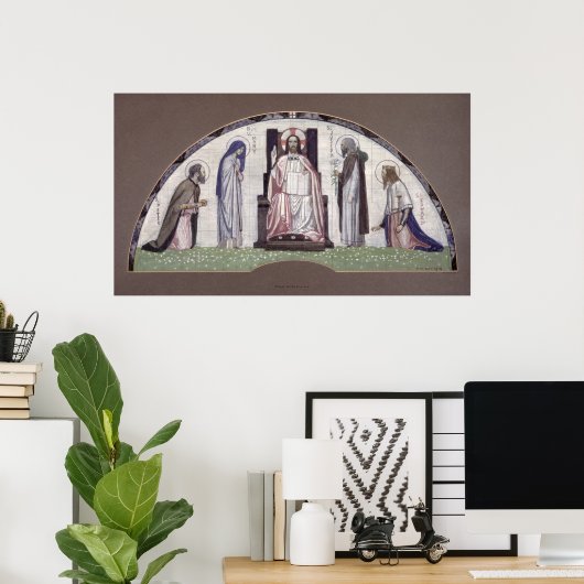 Christus Enthroned Poster (Thuiskantoor)
