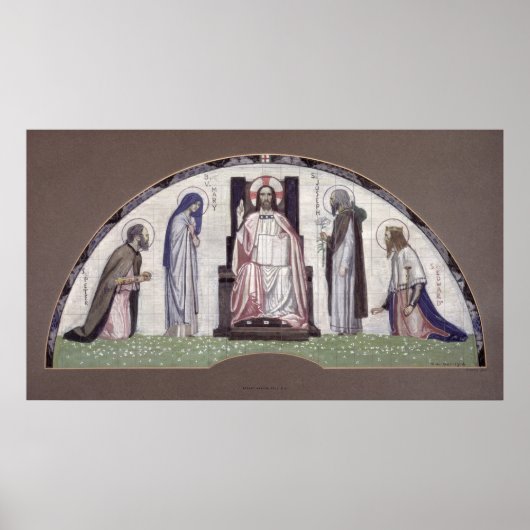 Christus Enthroned Poster (Voorkant)