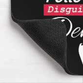 Christus Follower gedeguisd als Christelijk tandar Muismat (Hoek)