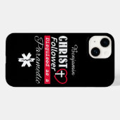 Christus Follower gedegusteerd als een Christelijk Case-Mate iPhone Case (Achterkant (horizontaal))