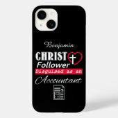Christus Follower is Christelijk als accountant Case-Mate iPhone Case (Achterkant)