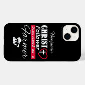 Christus Follower is Christelijk als boer Case-Mate iPhone Case (Achterkant (horizontaal))