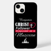 Christus Follower is Christelijk als muzikant Case-Mate iPhone Case (Achterkant)