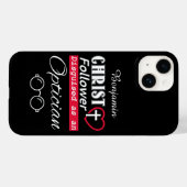 Christus Follower is Christelijk als Opticien Case-Mate iPhone Case (Achterkant (horizontaal))