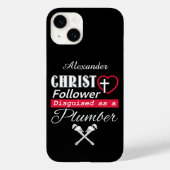 Christus Follower is Christelijk als plamber Case-Mate iPhone Case (Achterkant)