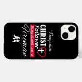 Christus Follower is Christelijk als vuurman Case-Mate iPhone Case (Achterkant (horizontaal))