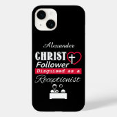 Christus Follower is een receptionist Case-Mate iPhone Case (Achterkant)