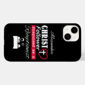Christus Follower is een receptionist Case-Mate iPhone Case (Achterkant (horizontaal))