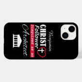 Christus Follower verdacht als architect Christeli Case-Mate iPhone Case (Achterkant (horizontaal))