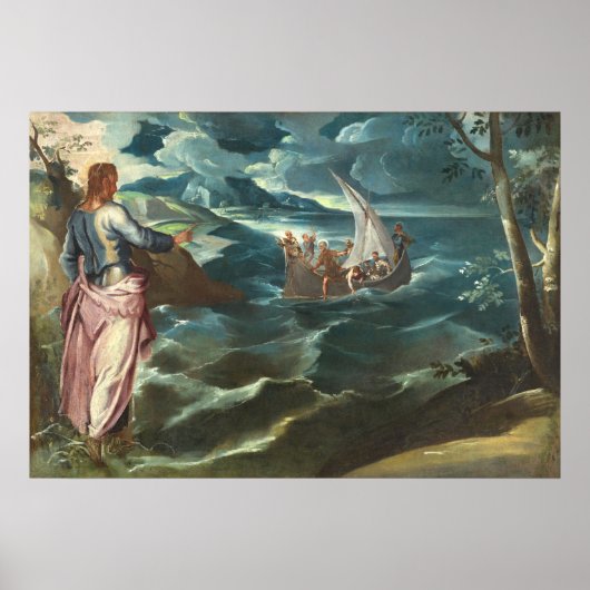 Christus Galilee - Jacopo Tintoretto Fine Art Post Poster (Voorkant)