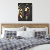 Christus Geadoreerd door Angels, St. Sebastian Canvas Afdruk (Insitu (Slaapkamer))
