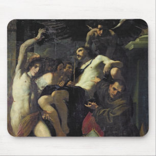 Christus Geadoreerd door Angels, St. Sebastian Muismat
