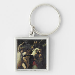 Christus Geadoreerd door Angels, St. Sebastian Sleutelhanger