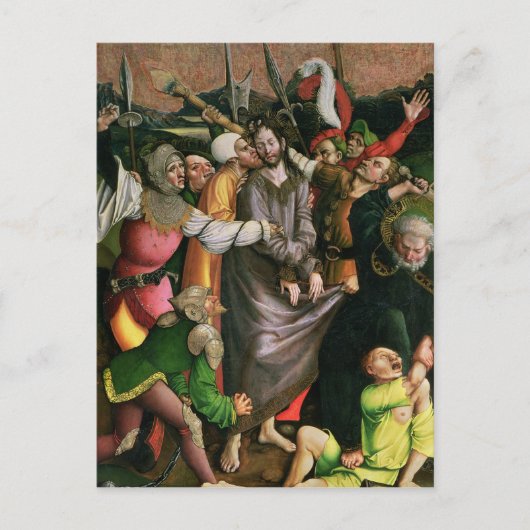 Christus gearresteerd in de tuin van Gethsemane Briefkaart (Voorkant)