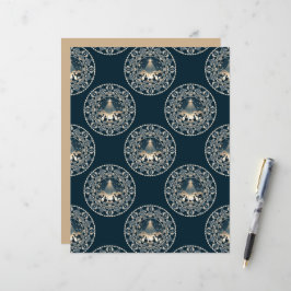 Christus Geboorte Ster van Wonder Polka Dot Mandal