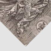 Christus geboren in de hemel door engelen tissuepapier (Detail)