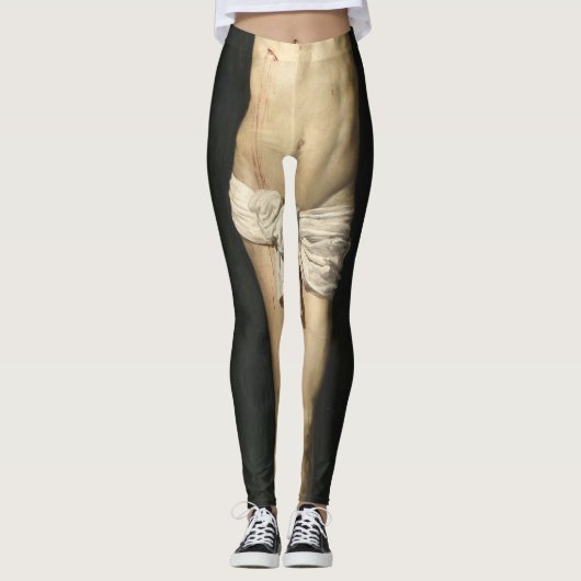 Christus gecultiveerd door Diego Velazquez Leggings (Voorkant)