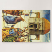 Christus geeft de sleutels aan Sint-Pieter Legpuzzel (Horizontaal)