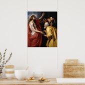 Christus geeft de sleutels van de hemel aan Petrus Poster (Keuken)