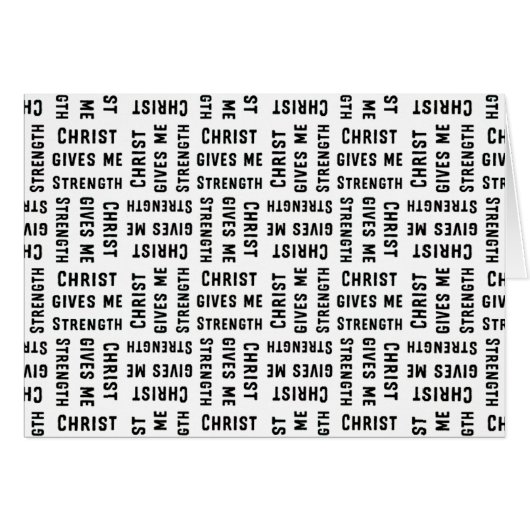 Christus geeft mij kracht Parakaleo kaart (Voorkant Horizontaal)