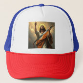Christus geeft trucker hoed terug trucker pet (Voorkant)