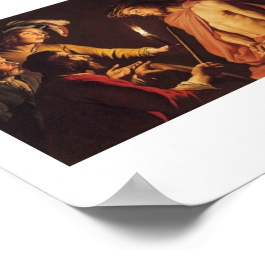 Christus Gekruid met Thorns c. 1633-1639 Poster (Hoek)