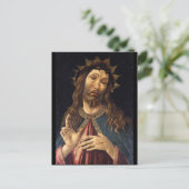 Christus Gekruid met Thorns door Botticelli Briefkaart (Staand voorkant)