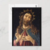 Christus Gekruid met Thorns door Botticelli Briefkaart (Voorkant / Achterkant)