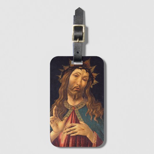 Christus Gekruid met Thorns door Sandro Botticelli Bagagelabel (Voorkant (verticaal))