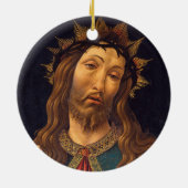 Christus Gekruid met Thorns door Sandro Botticelli Keramisch Ornament (Achterkant)