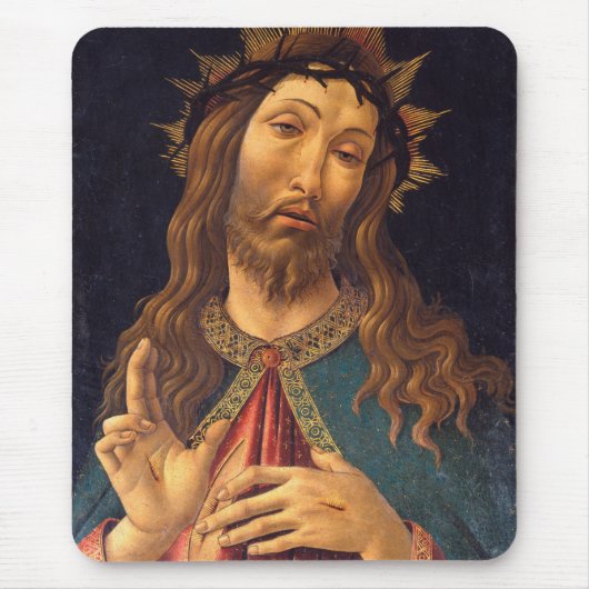 Christus Gekruid met Thorns door Sandro Botticelli Muismat (Voorkant)