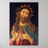 Christus Gekruid met Thorns door Sandro Botticelli Poster (Voorkant)