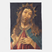 Christus Gekruid met Thorns door Sandro Botticelli Theedoek (Verticaal)