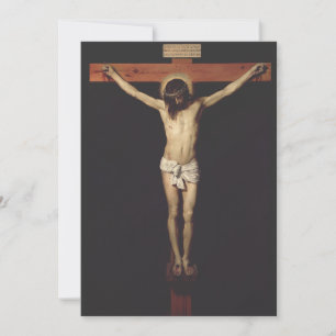 Christus gekruisigd door Diego Velazquez Kaart
