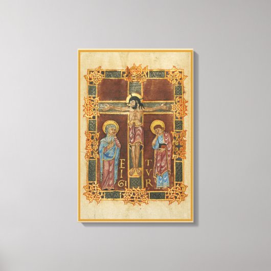 Christus gekruisigde gestrekte canvas (Voorkant)