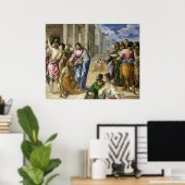Christus geneest de blinde | El Greco | Poster (Thuiskantoor)