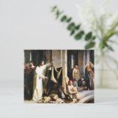 Christus geneest de zieken bij Bethesda door Carl Feestdagenkaart (Staand voorkant)