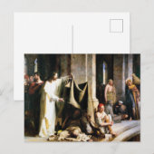 Christus geneest de zieken bij Bethesda door Carl  Feestdagenkaart (Voorkant / Achterkant)